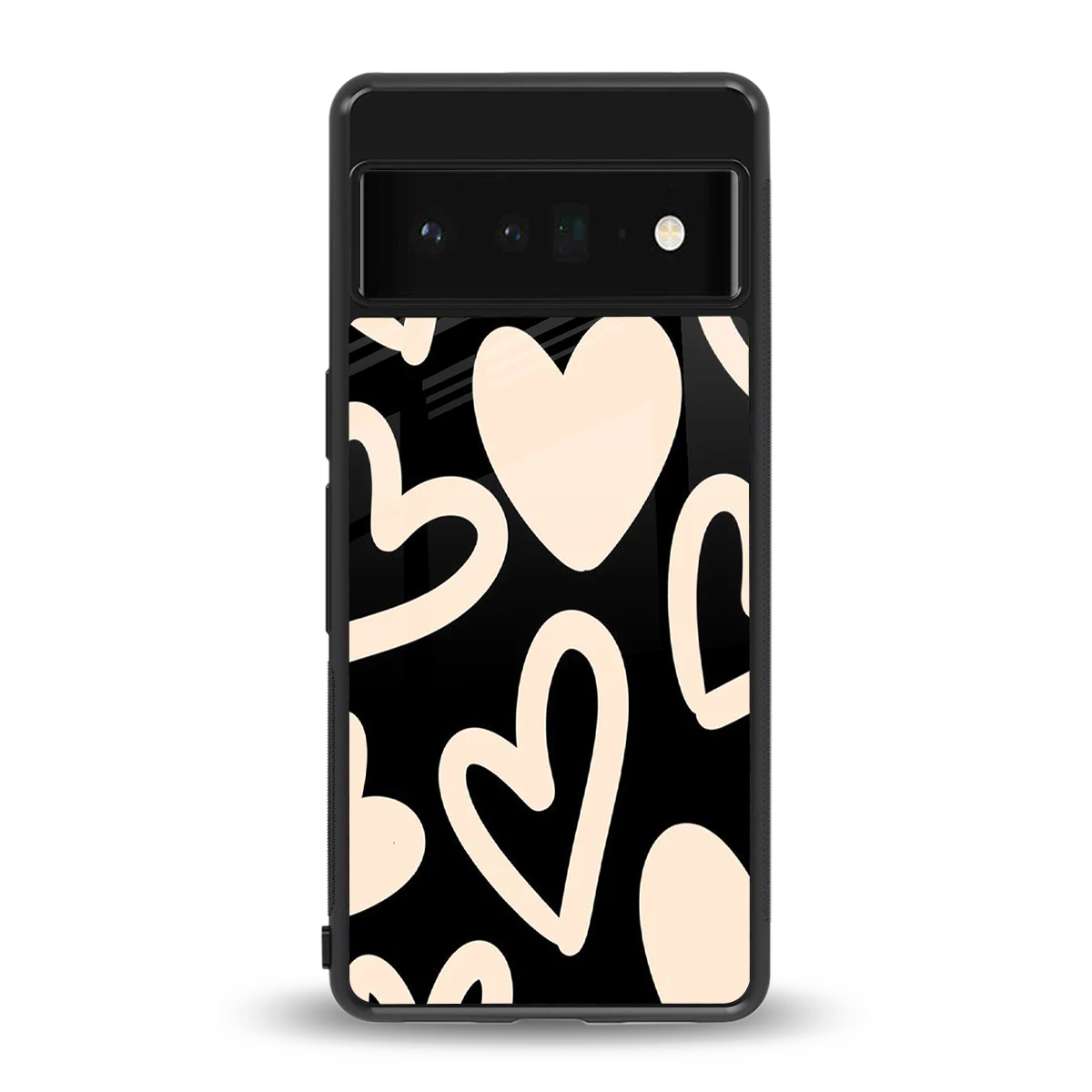 Eternal Hearts back phone cover | glass case for google pixel 6 pro