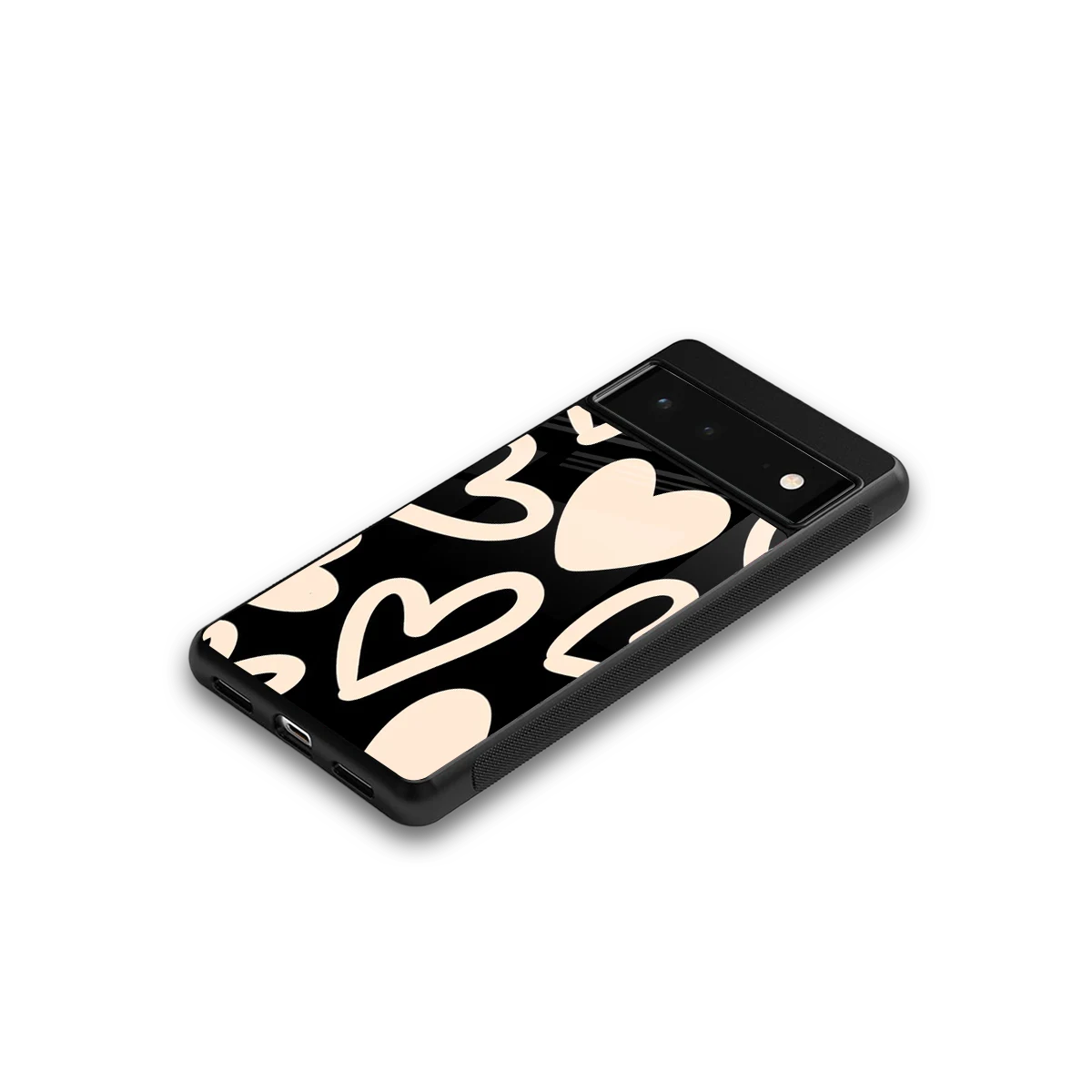 Eternal Hearts google pixel 6 mobile cover | shockproof glass phone case