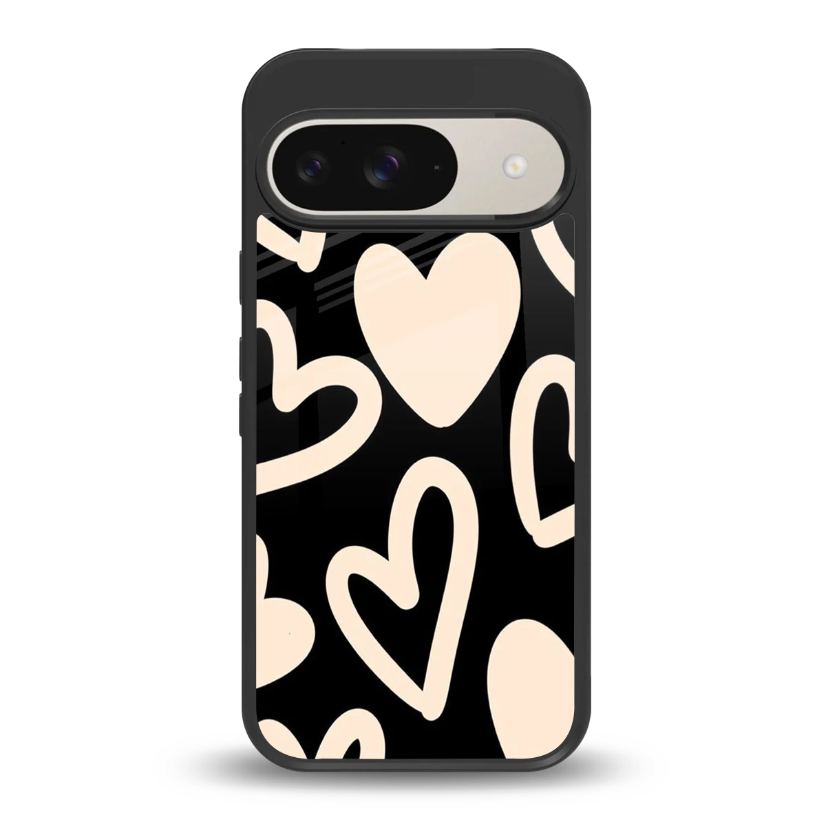 Eternal Hearts back phone cover | glass case for google pixel 9