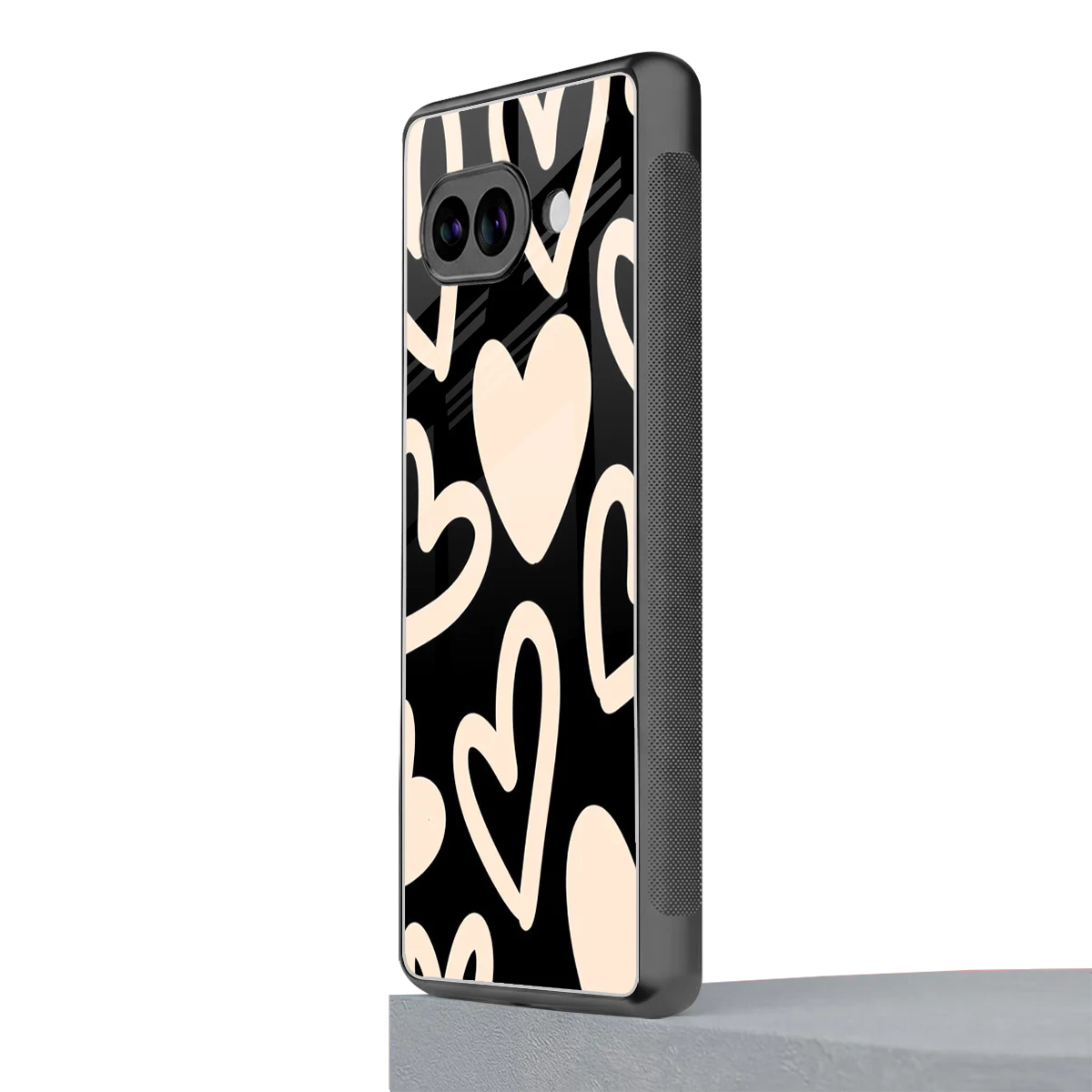 Eternal Hearts google pixel 10a mobile cover | shockproof glass phone case