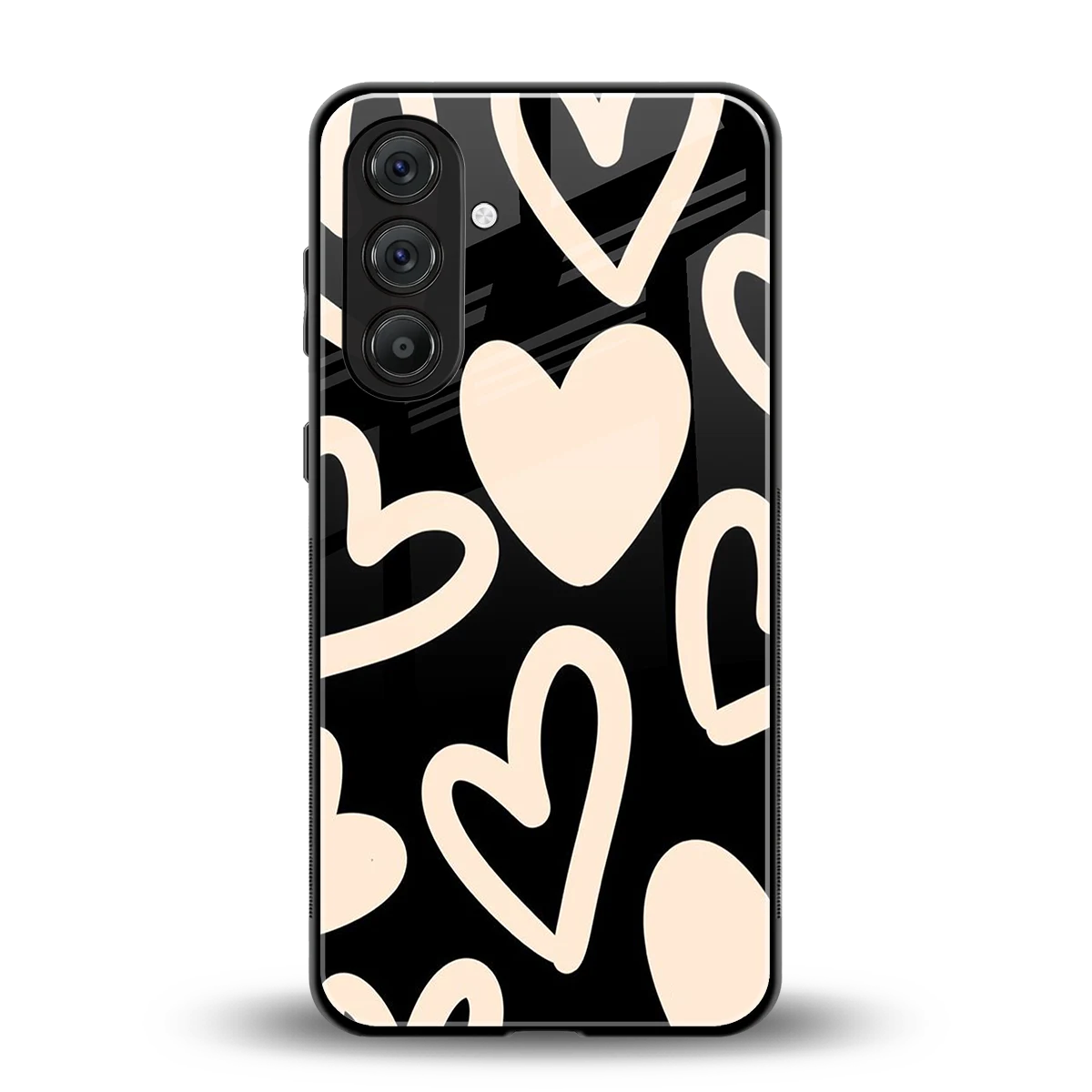 Eternal Hearts back phone cover | glass case for samsung galaxy m35 5g