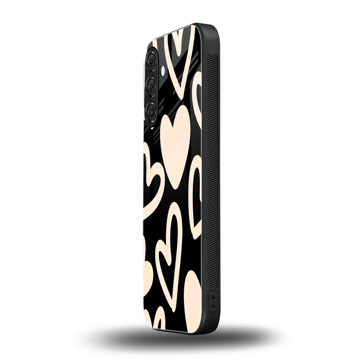 Eternal Hearts samsung galaxy m35 5g mobile cover | shockproof glass phone case