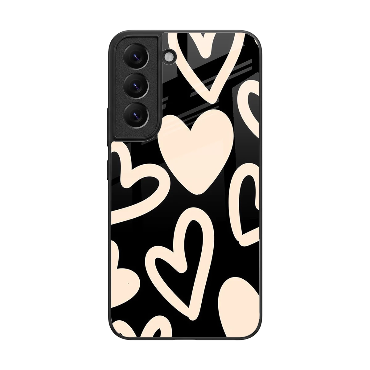 Eternal Hearts back phone cover | glass case for samsung galaxy s22