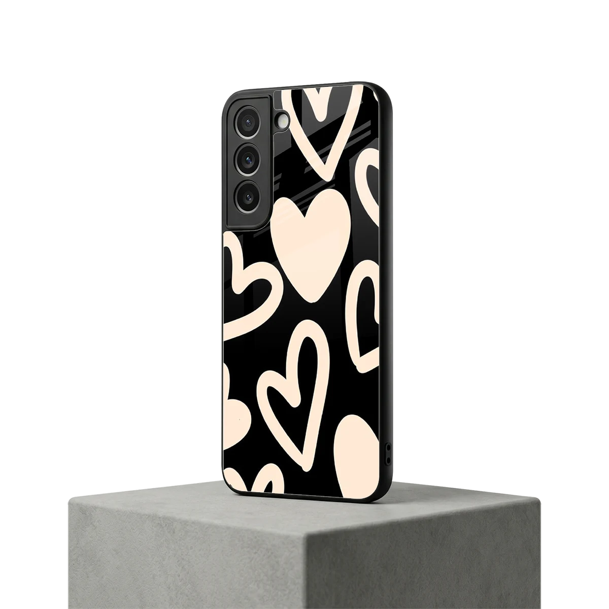 Eternal Hearts samsung galaxy s22 mobile cover | shockproof glass phone case