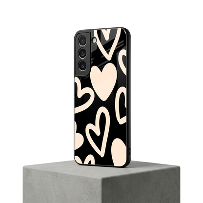 Eternal Hearts samsung galaxy s22 mobile cover | shockproof glass phone case