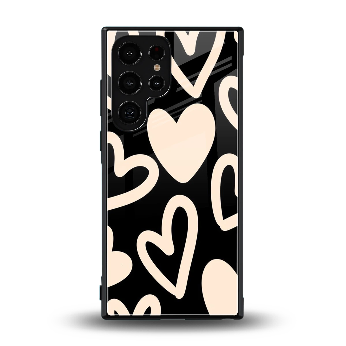 Eternal Hearts back phone cover | glass case for samsung galaxy s23 ultra