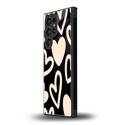 Eternal Hearts samsung galaxy s23 ultra mobile cover | shockproof glass phone case