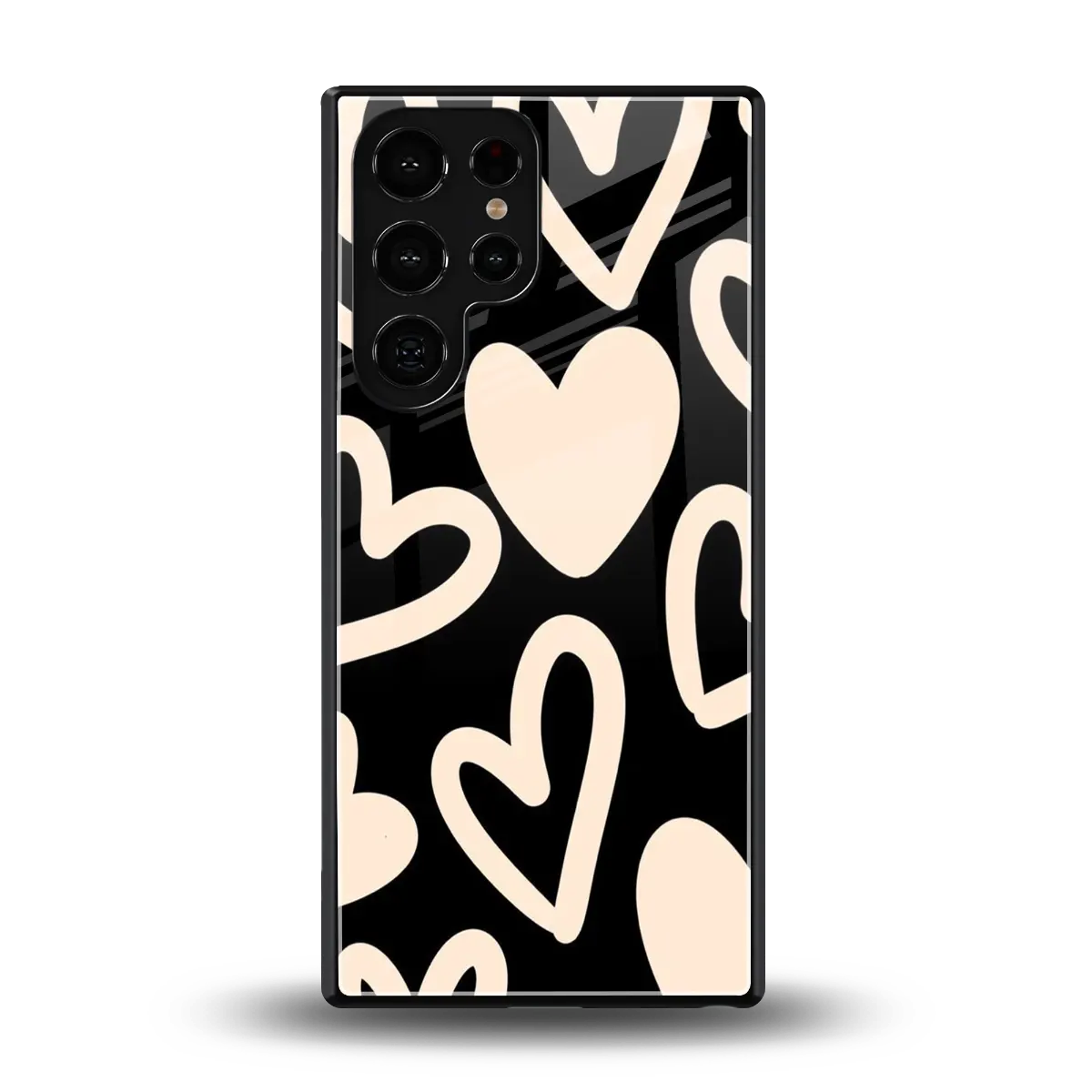 Eternal Hearts back phone cover | glass case for samsung galaxy s25 ultra