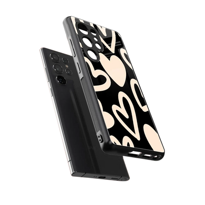 Eternal Hearts sleek samsung galaxy s26 ultra cover with tempered glass back and TPU edges