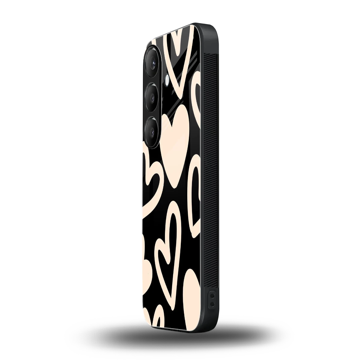 Eternal Hearts samsung galaxy s25 mobile cover | shockproof glass phone case