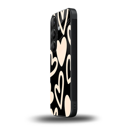 Eternal Hearts samsung galaxy s25 fe mobile cover | shockproof glass phone case