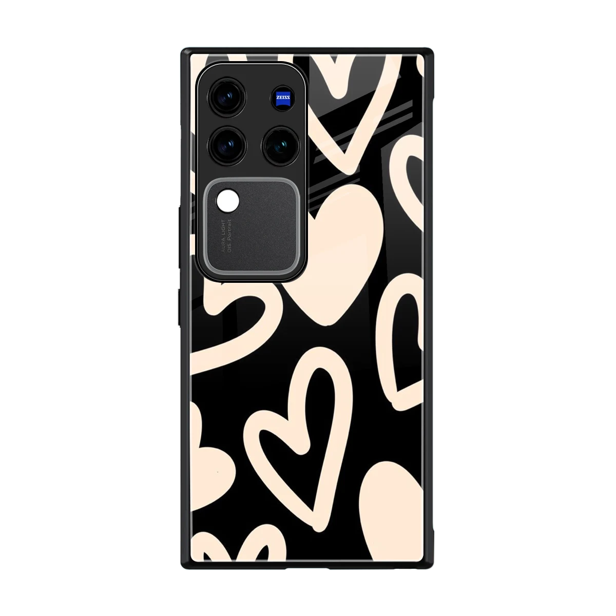 Eternal Hearts back phone cover | glass case forvivo v30 pro
