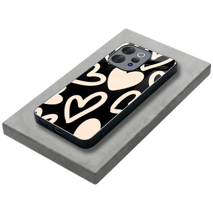 Eternal Hearts stylish phone case for vivo v70 elite | glossy glass and slim fit
