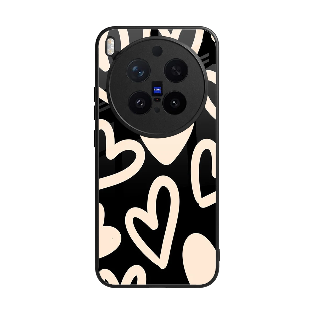 Eternal Hearts back phone cover | glass case for vivo x300 pro