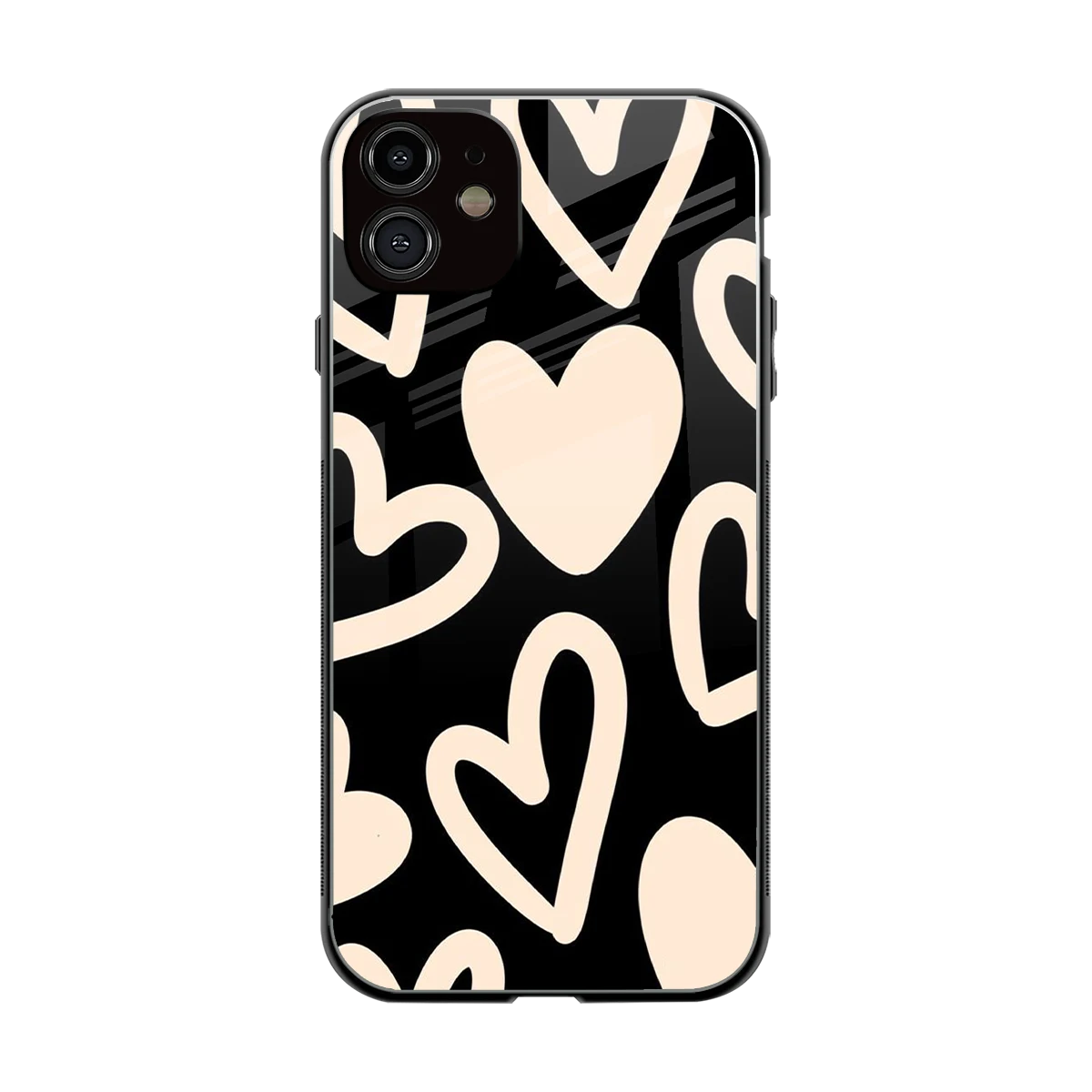 Eternal Hearts back phone cover | glass case for iphone 12