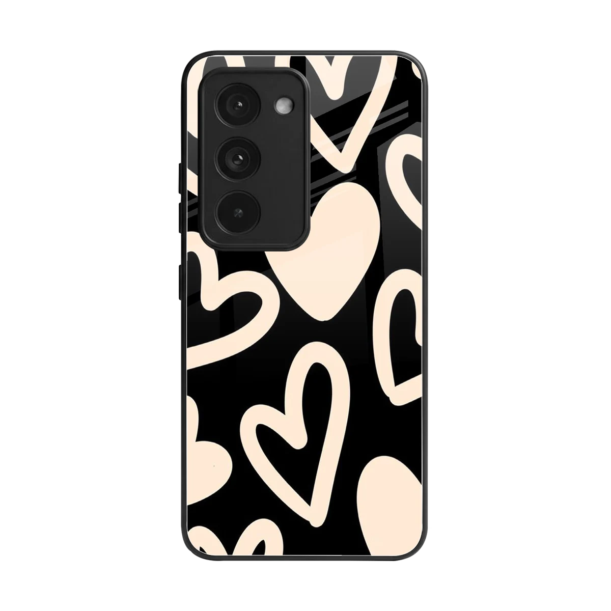 Eternal Hearts back phone cover | glass case for redmi 15 5g