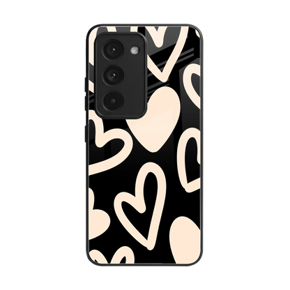 Eternal Hearts back phone cover | glass case for redmi 15 5g
