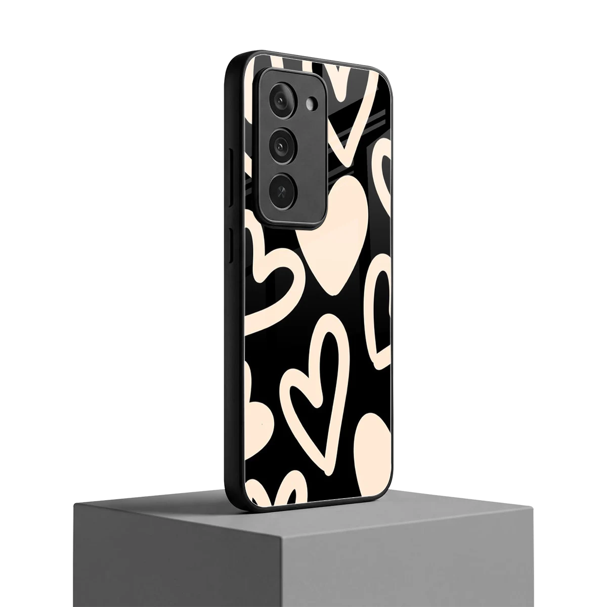 Eternal Hearts redmi 15 5g mobile cover | shockproof glass phone case