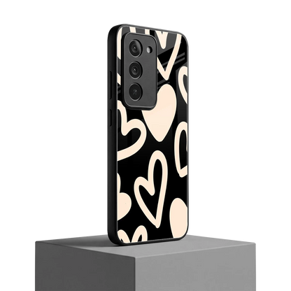 Eternal Hearts redmi 15 5g mobile cover | shockproof glass phone case