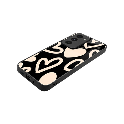 Eternal Hearts stylish phone case for redmi 15 5g | glossy glass and slim fit