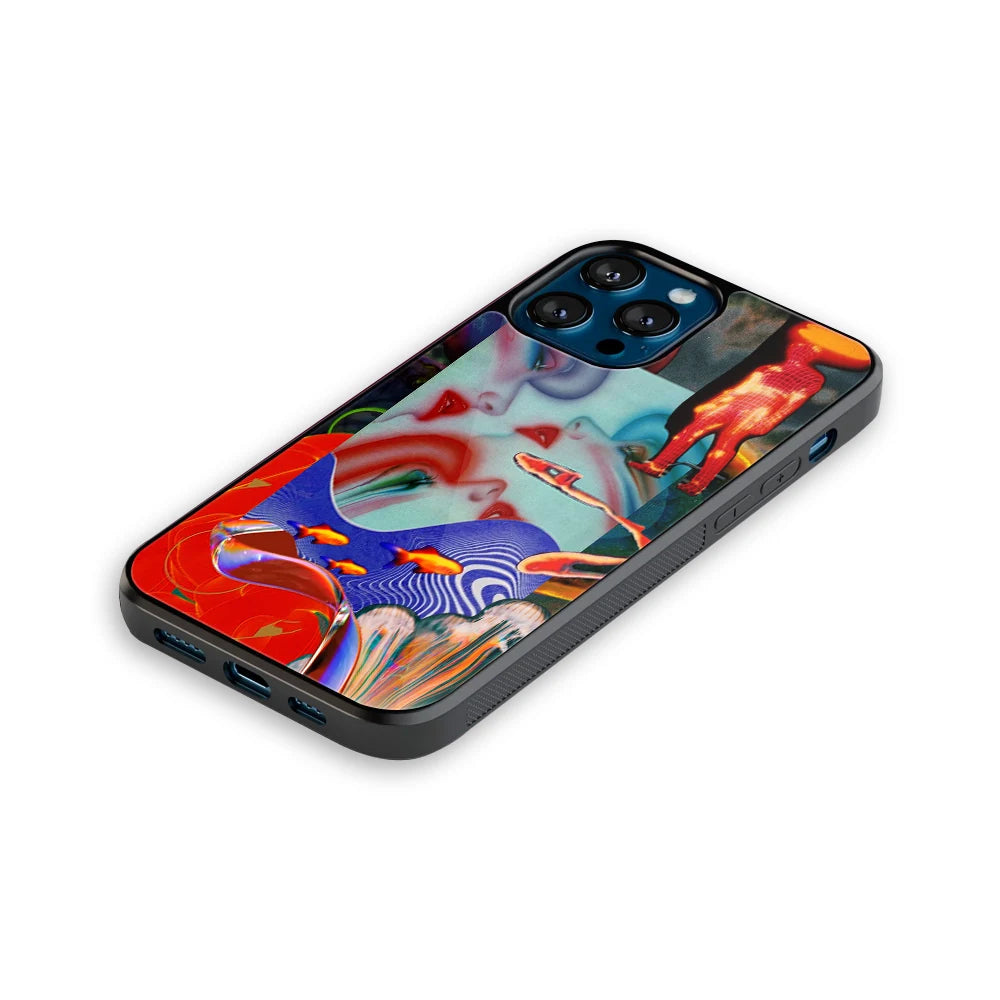 Luxury Glass Back Mobile Cover for iPhone, Samsung Galaxy, OnePlus, Pixel, Redmi & More