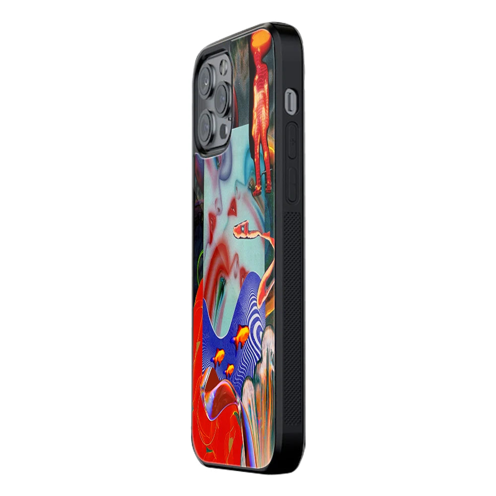 Trendy Glass Back Mobile Case for iPhone, Samsung, Redmi, OnePlus, Google Pixel, Motorola