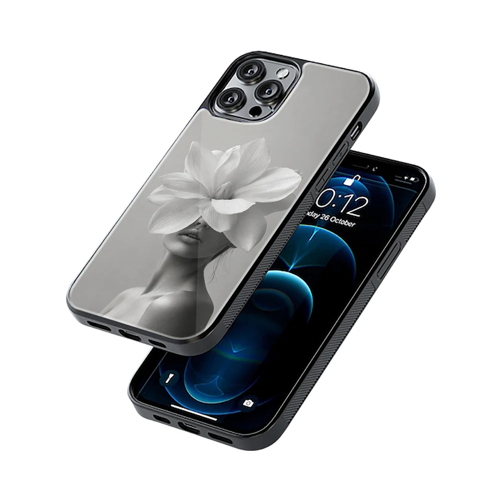 Protective Glass Back Phone Case Compatible with iPhone, Samsung, OnePlus, Pixel & More