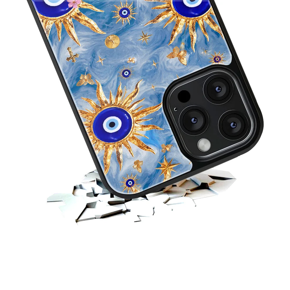 Durable Glass Back Mobile Case for iPhone, Samsung, OnePlus, Google Pixel, Redmi, Vivo, Oppo