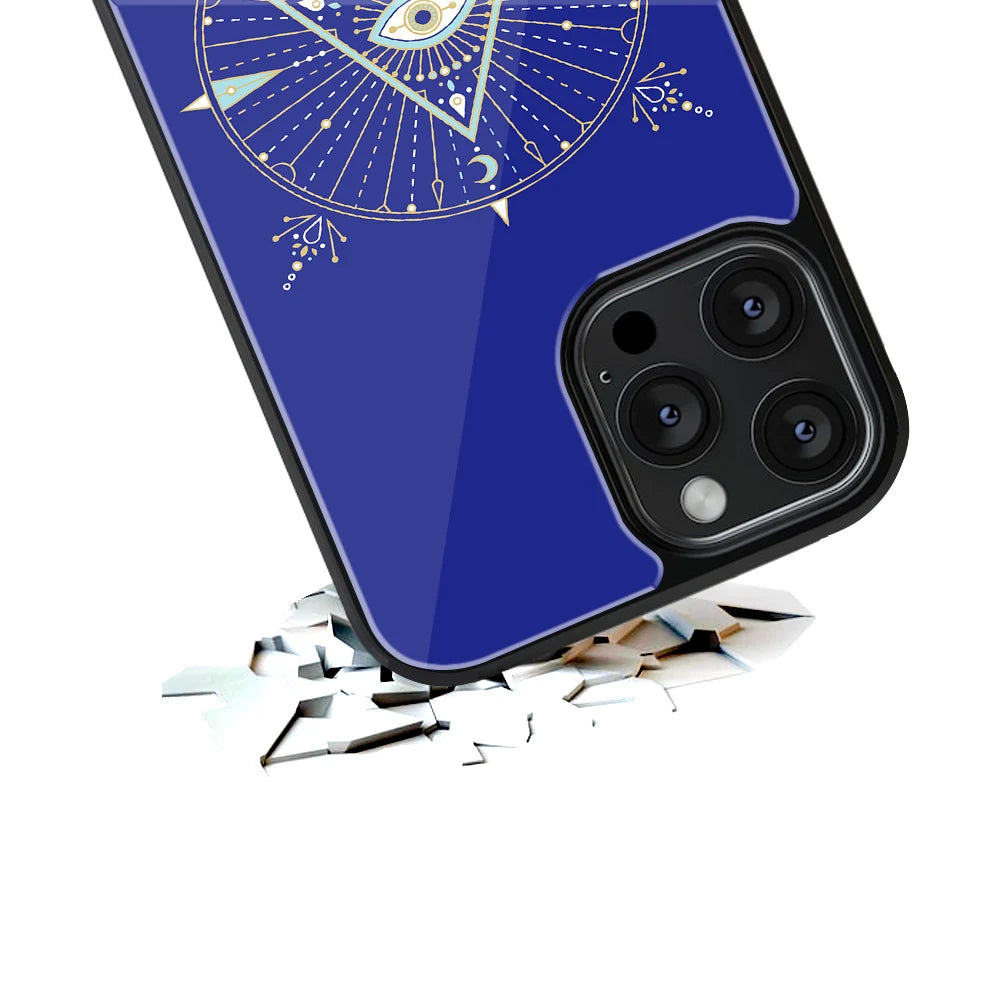 Durable Glass Back Mobile Case for iPhone, Samsung, OnePlus, Google Pixel, Redmi, Vivo, Oppo