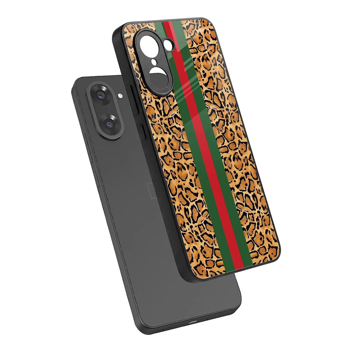 Exotic Edge sleek oneplus nord ce5 5g cover with tempered glass back and TPU edges