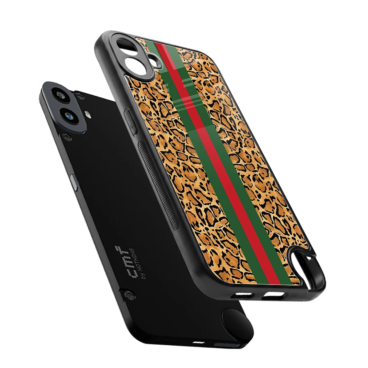 Exotic Edge sleek cmf nothing phone 1 cover with tempered glass back and TPU edges
