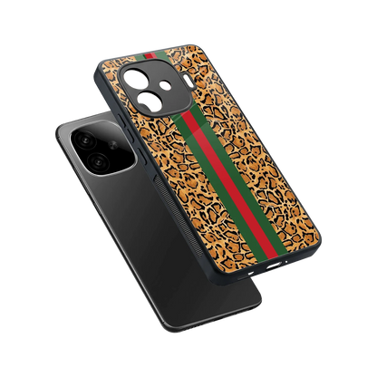 Exotic Edge sleek iqoo neo 10r 5g cover with tempered glass back and TPU edges