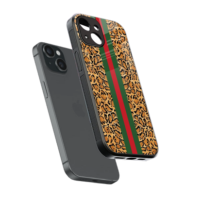 Exotic Edge sleek iphone 13 cover with tempered glass back and TPU edges