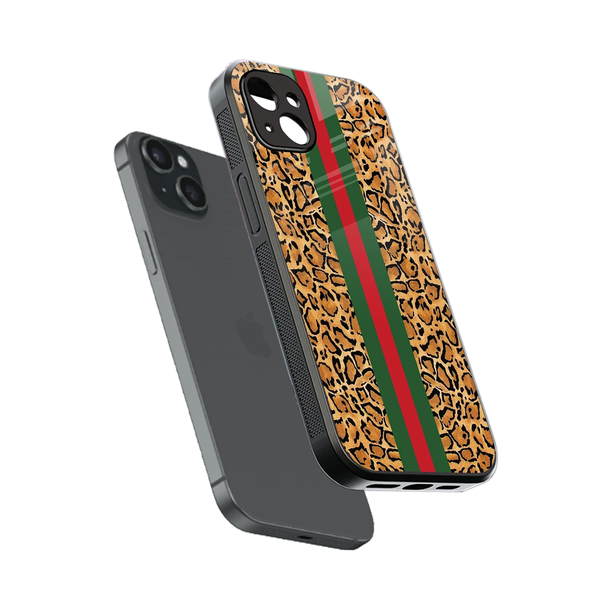 Exotic Edge sleek iphone 14 plus cover with tempered glass back and TPU edges