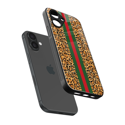 Exotic Edge sleek iPhone 16 cover with tempered glass back and TPU edges