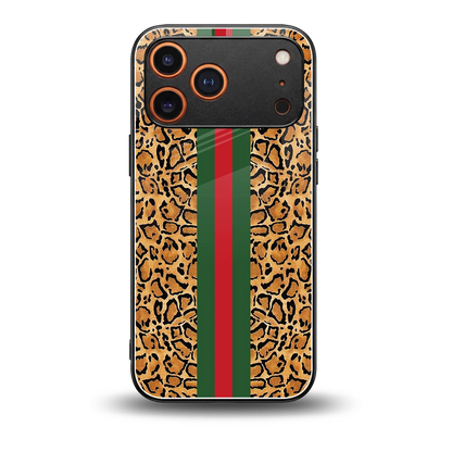 Exotic Edge back phone cover | glass case for iphone 17 pro