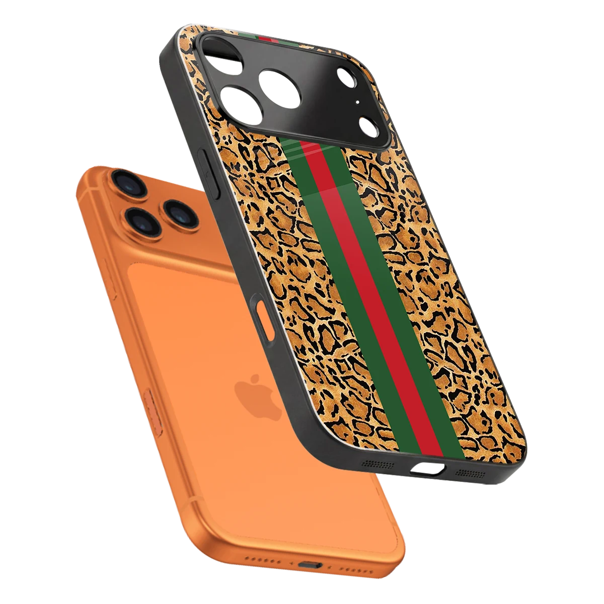Exotic Edge sleek iphone 17 pro cover with tempered glass back and TPU edges