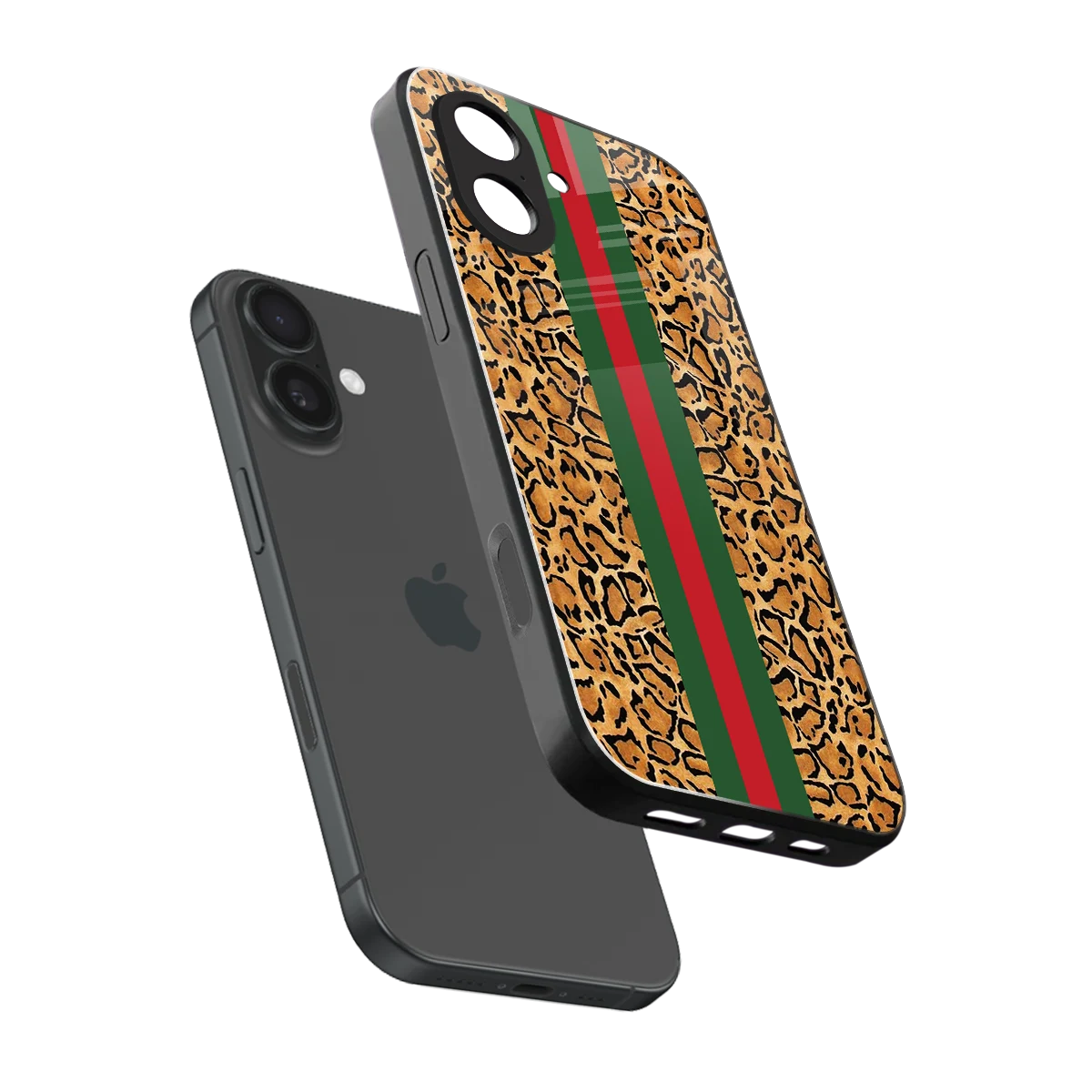 Exotic Edge sleek iphone 17 cover with tempered glass back and TPU edges