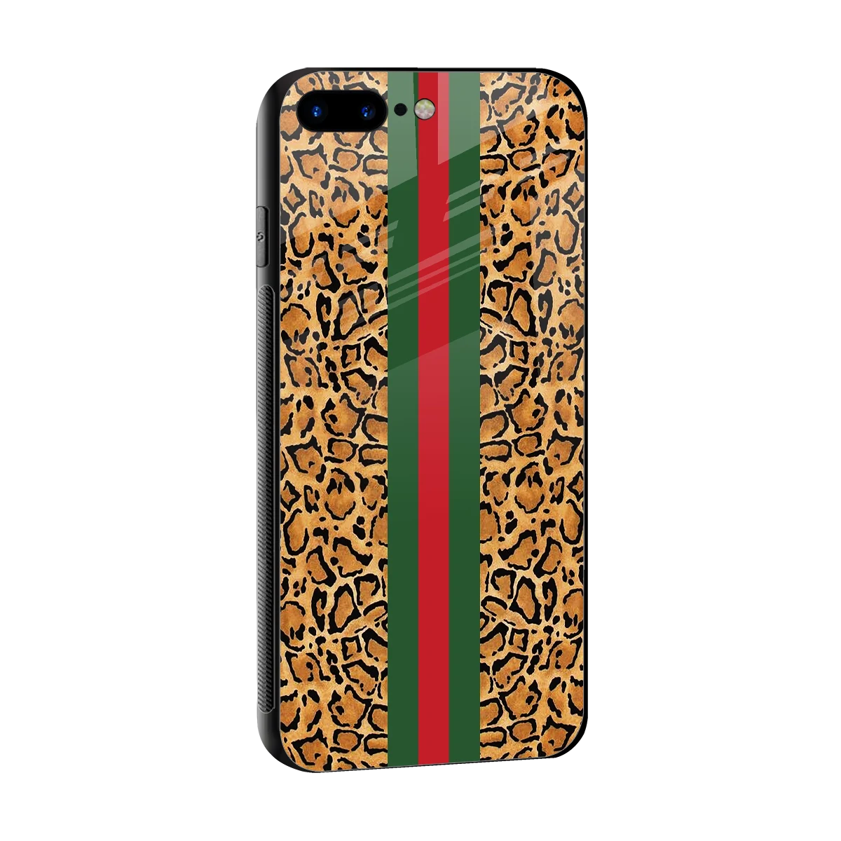 Exotic Edge sleek iphone 8 plus cover with tempered glass back and TPU edges