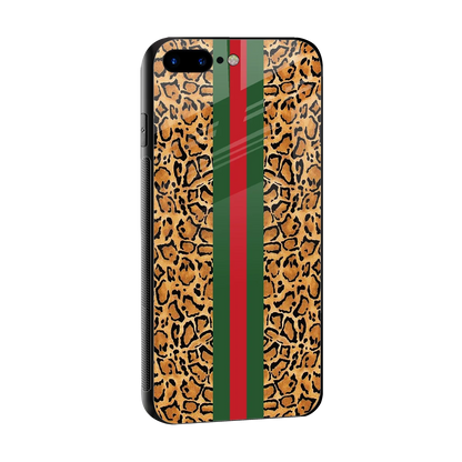 Exotic Edge sleek iphone 8 plus cover with tempered glass back and TPU edges