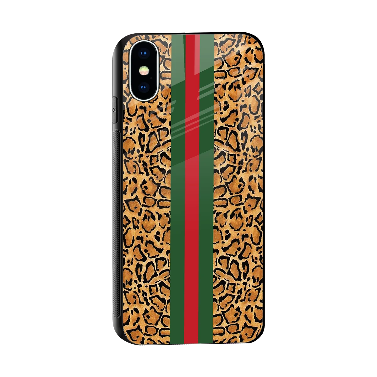 Exotic Edge sleek iphone x cover with tempered glass back and TPU edges