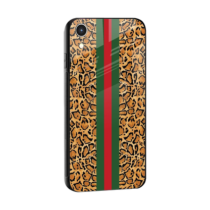Exotic Edge sleek iphone xr cover with tempered glass back and TPU edges