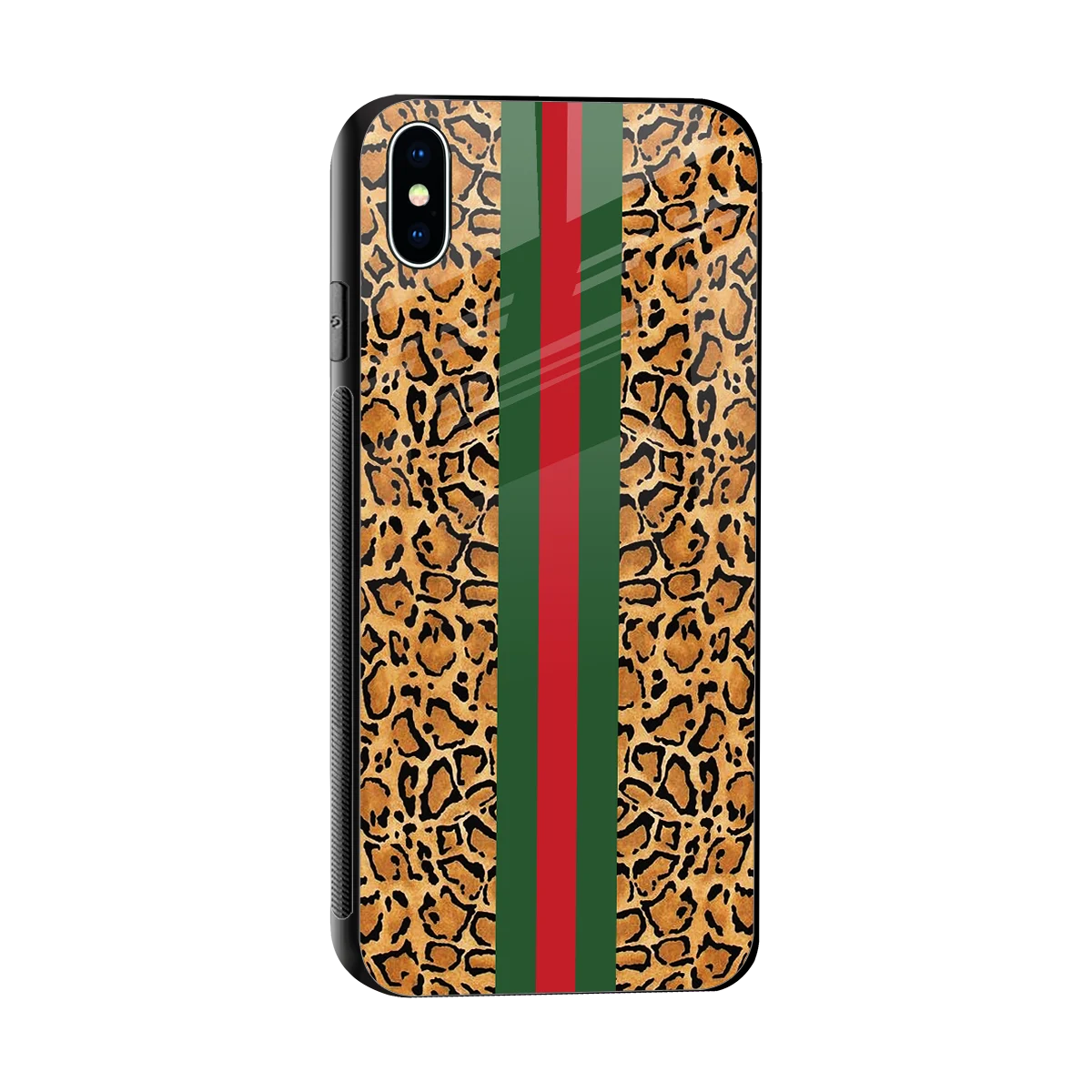 Exotic Edge sleek iphone xs max cover with tempered glass back and TPU edges