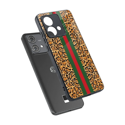 Exotic Edge sleek motorola edge 40 neo 5g cover with tempered glass back and TPU edges