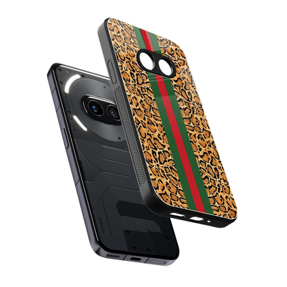Exotic Edge sleek nothing phone 2a cover with tempered glass back and TPU edges