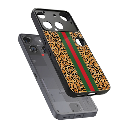 Exotic Edge sleek nothing phone 3 cover with tempered glass back and TPU edges