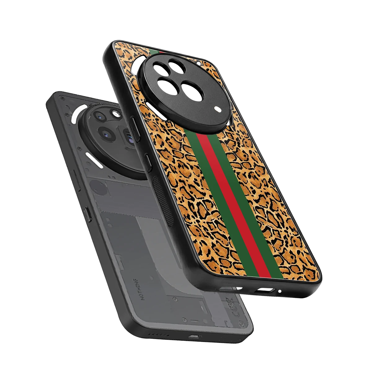 Exotic Edge sleek nothing phone 3a pro cover with tempered glass back and TPU edges