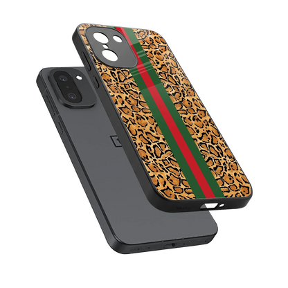 Exotic Edge sleek oneplus 15r cover with tempered glass back and TPU edges