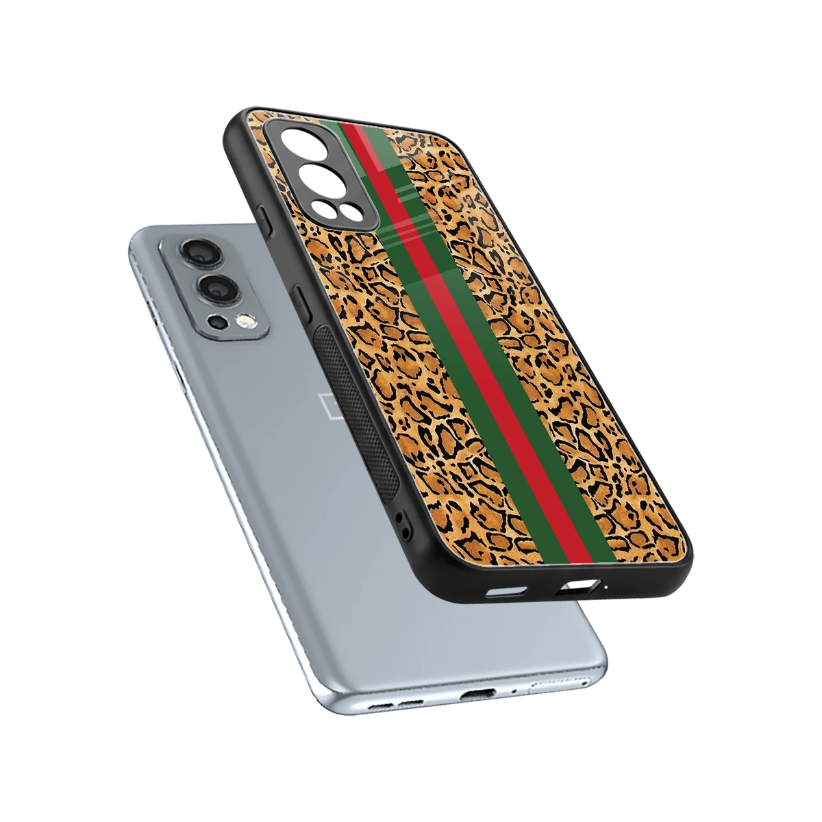 Exotic Edge sleek oneplus nord 2 cover with tempered glass back and TPU edges