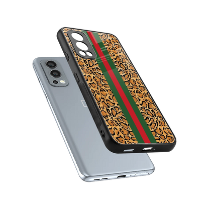 Exotic Edge sleek oneplus nord 2 cover with tempered glass back and TPU edges
